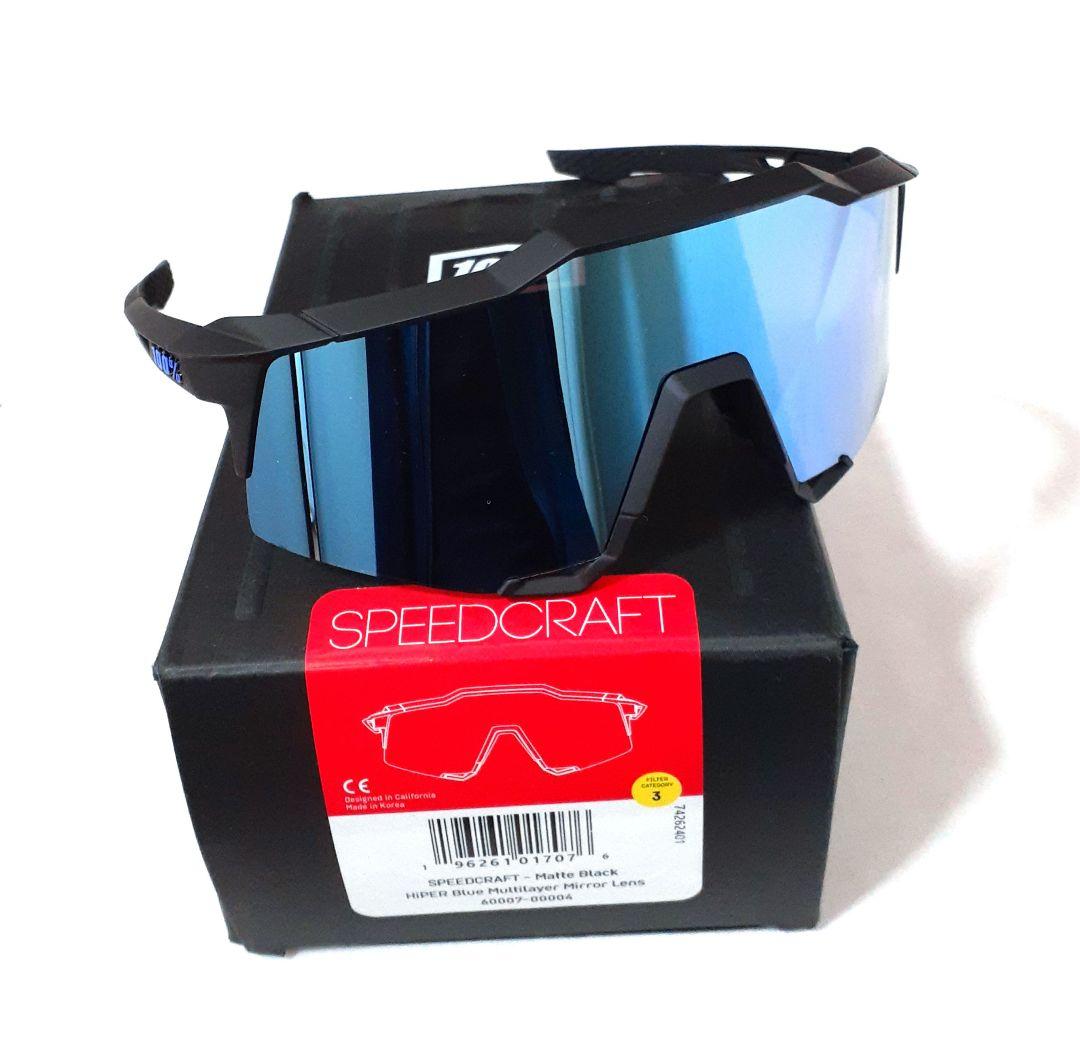 100％ Speedcraft ブラック ブルー ワンハンドレッド