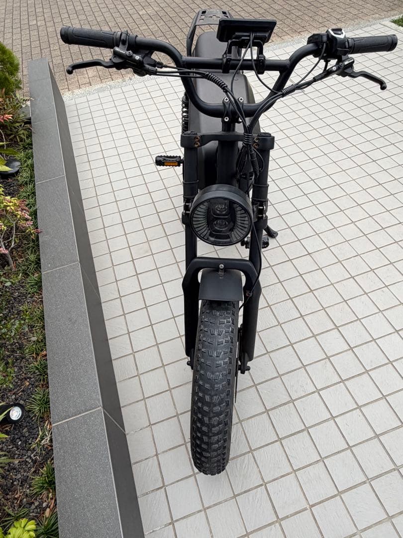 マットブラック 電動アシスト自転車 e-bike