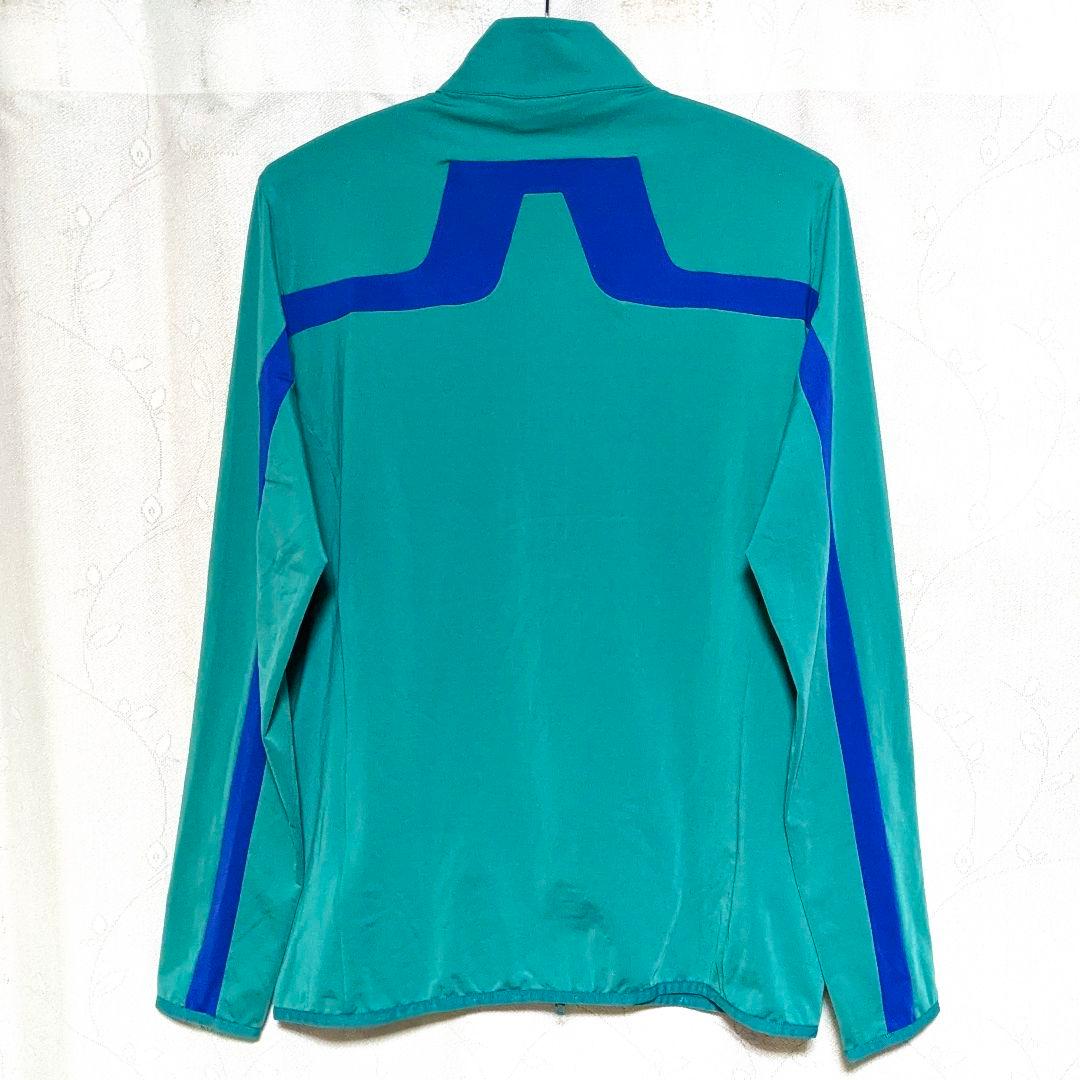 ■J.LINDEBERG トラックジャケット 緑L ミッドレイヤー ゴルフ■