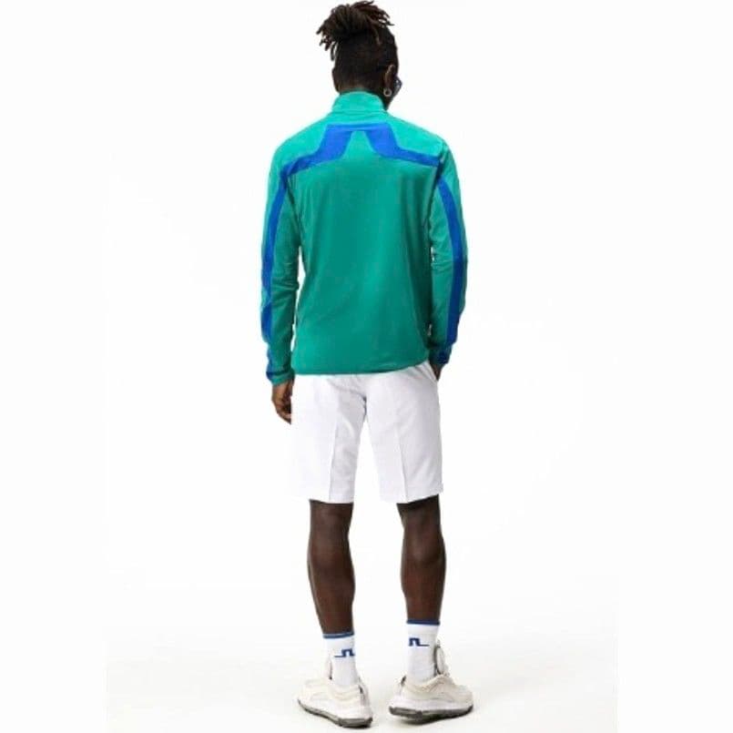 ■J.LINDEBERG トラックジャケット 緑L ミッドレイヤー ゴルフ■