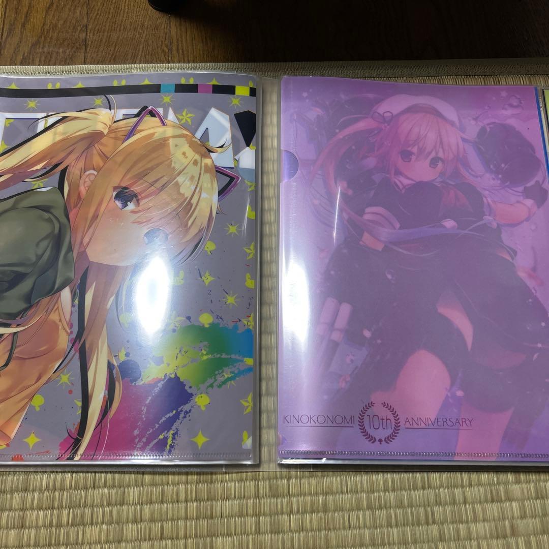 きのこのみ クリアファイル まとめ売り