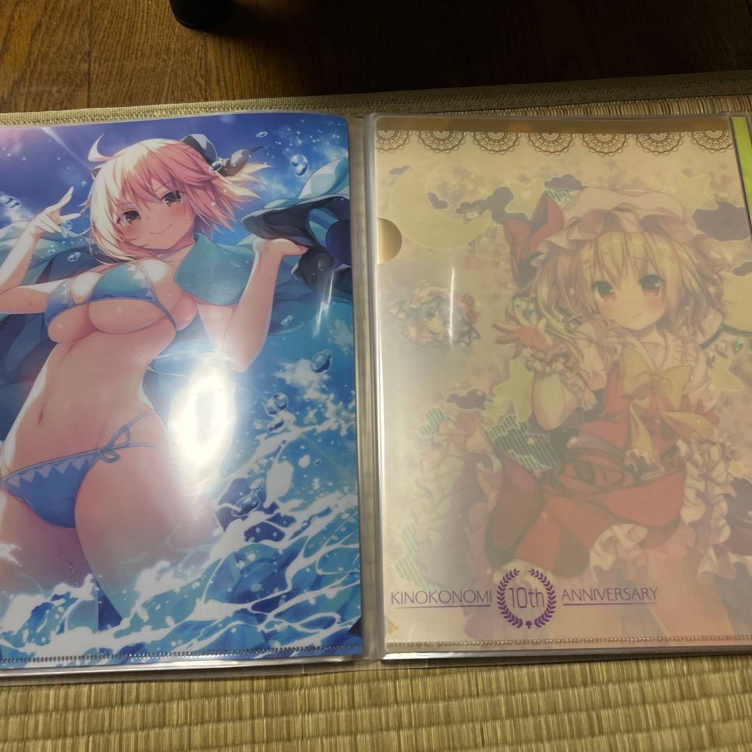 きのこのみ クリアファイル まとめ売り