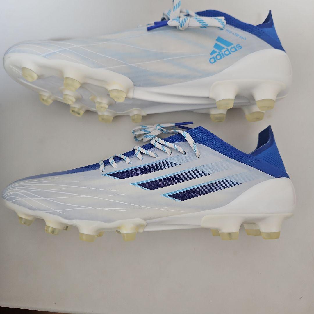 adidas サッカーシューズ ホワイト/ブルー