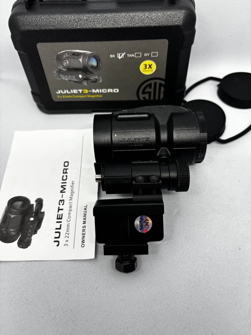 SIG SAUER JULIET3 タイプ 3X マグニファイア ブラック