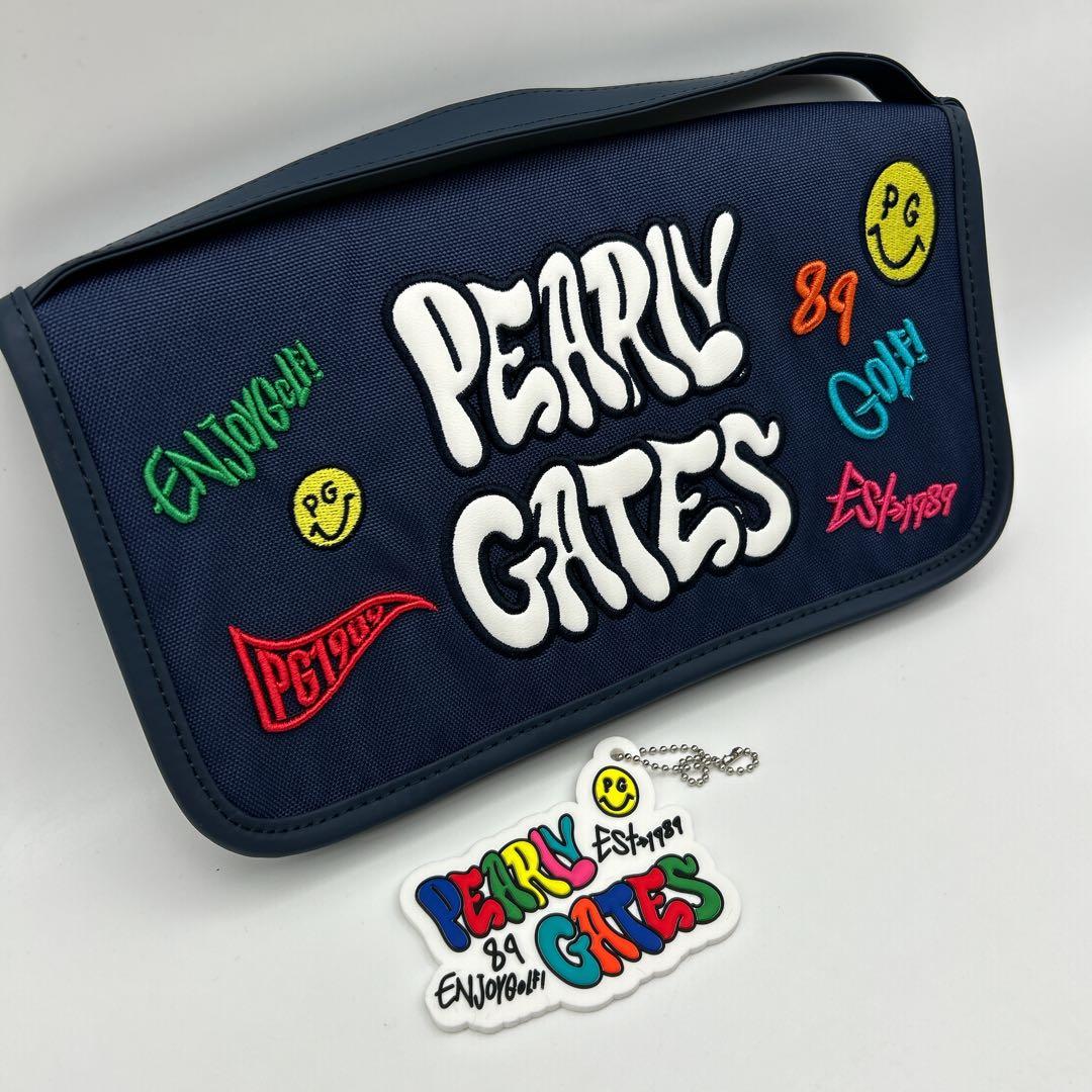 希少　未使用　極上美品　PEARLY GATES マルチホルダー　キーホルダー付