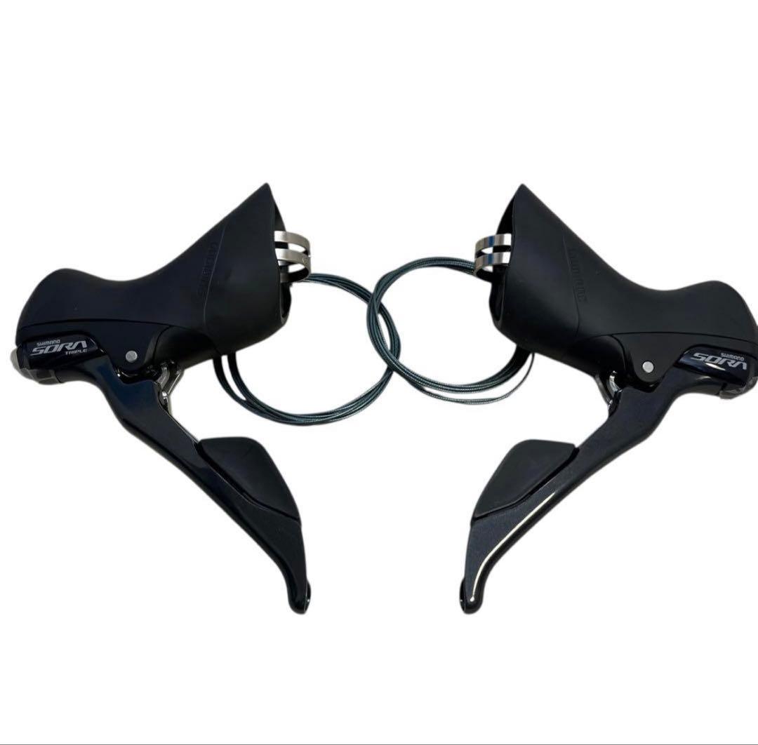 【美品】シマノ　デュアルコントロールレバー　ST-R 3000 3×9S