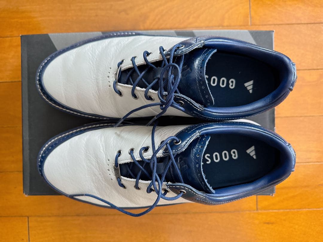 adidas GOLF MC80 27cm グレー／ネイビー