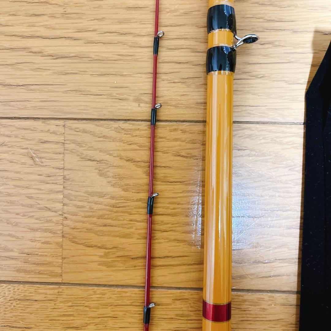 超希少 美品 黒鯛工房 黒鯛師 竹本調 攻め 235 チヌ竿