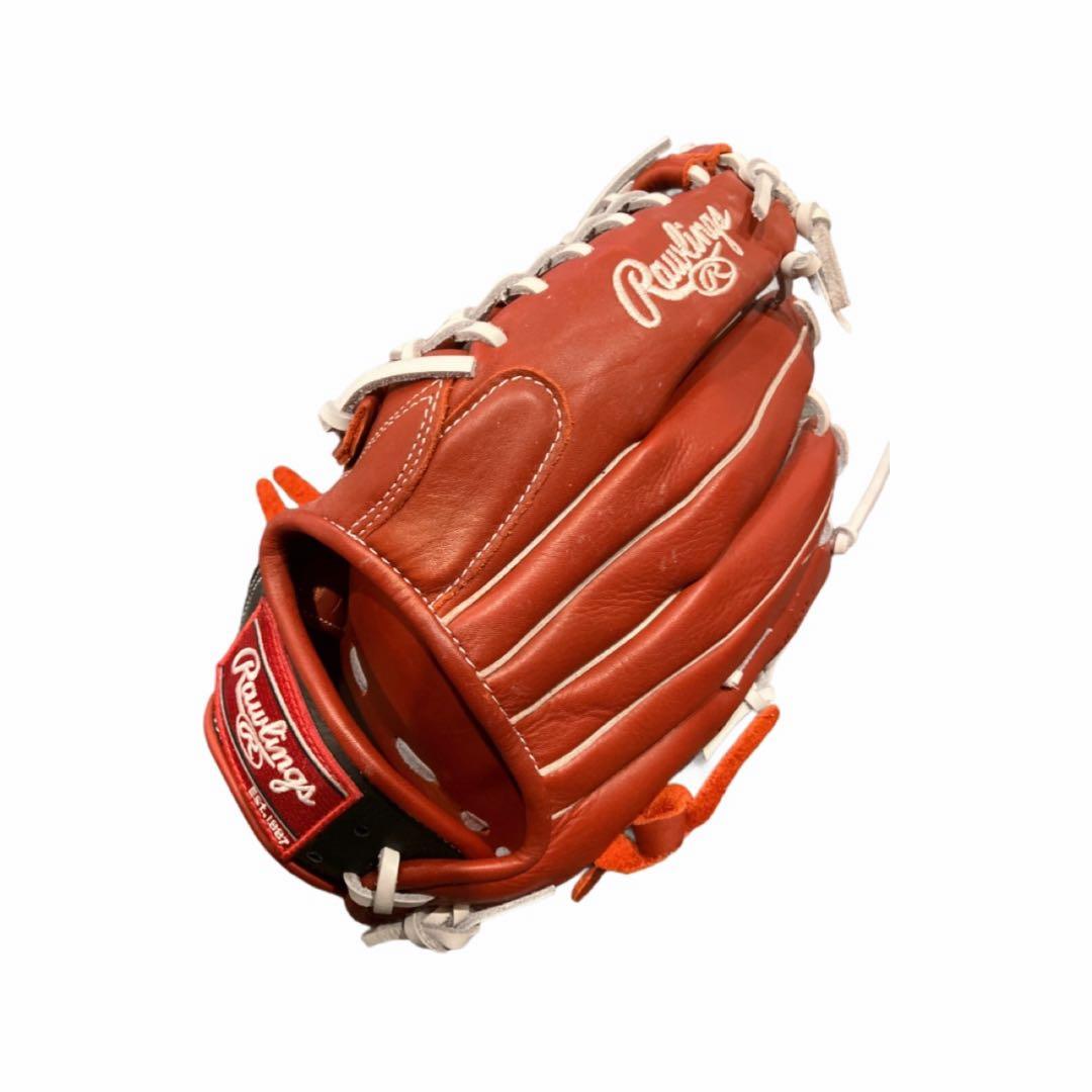 【極美品】ローリングス ハイパーテック 軟式 外野手用 グローブ　左投げ用