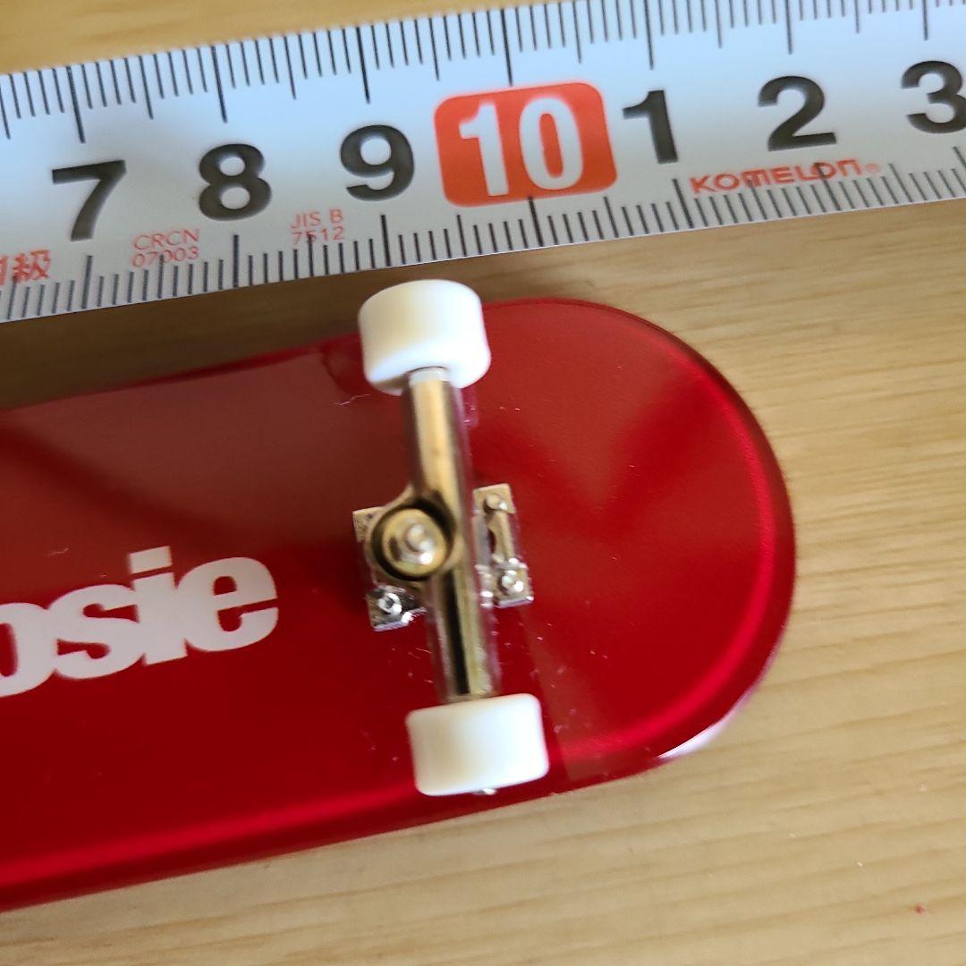 rosie ミニスケートボード レッド 約10cm
