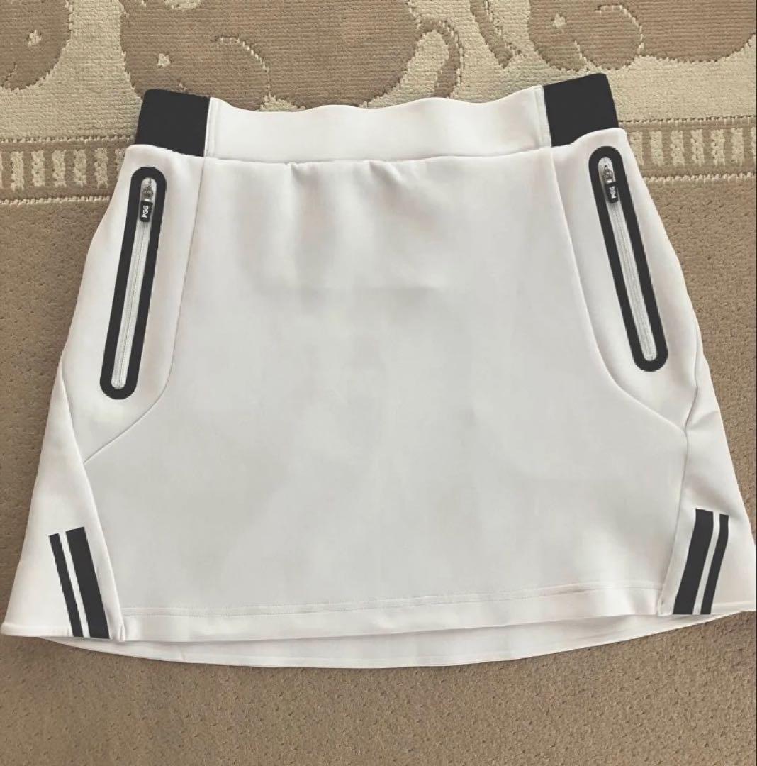 ⭐️美品⭐️パーリーゲイツ　PGG ダンボールニットスカート　白