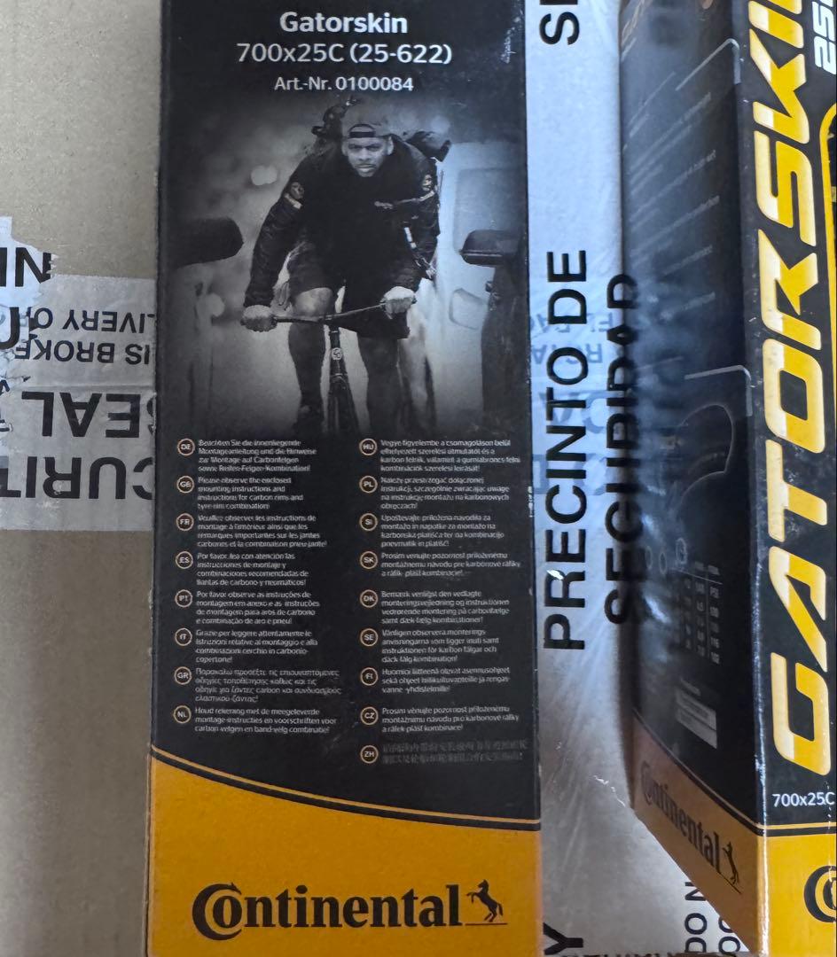 CONTINENTAL GATORSKIN ブラック/700X25C