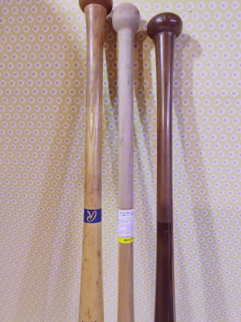 木製野球バット 3本セット Rawlings帆か