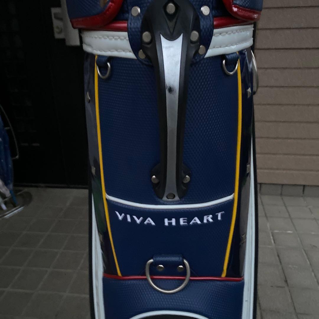 週末限定価格‼️VIVA HEART ネイビー キャディバッグ激レア‼️大人気‼️