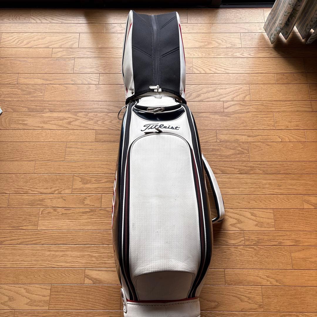 Titleist キャディバッグ　白赤紺