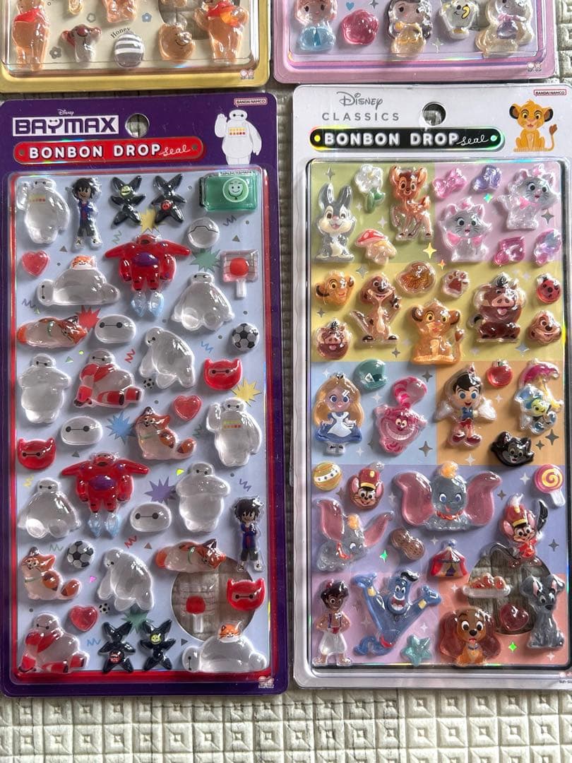 ボンボンドロップシール　　ディズニー　8種　セット