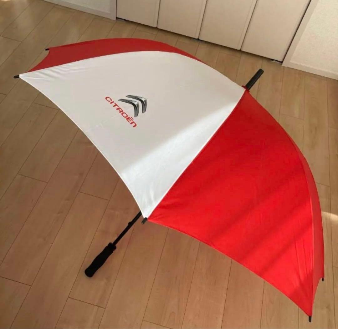 【タグ付未使用】シトロエン ロゴ入り 雨傘 ビックサイズ