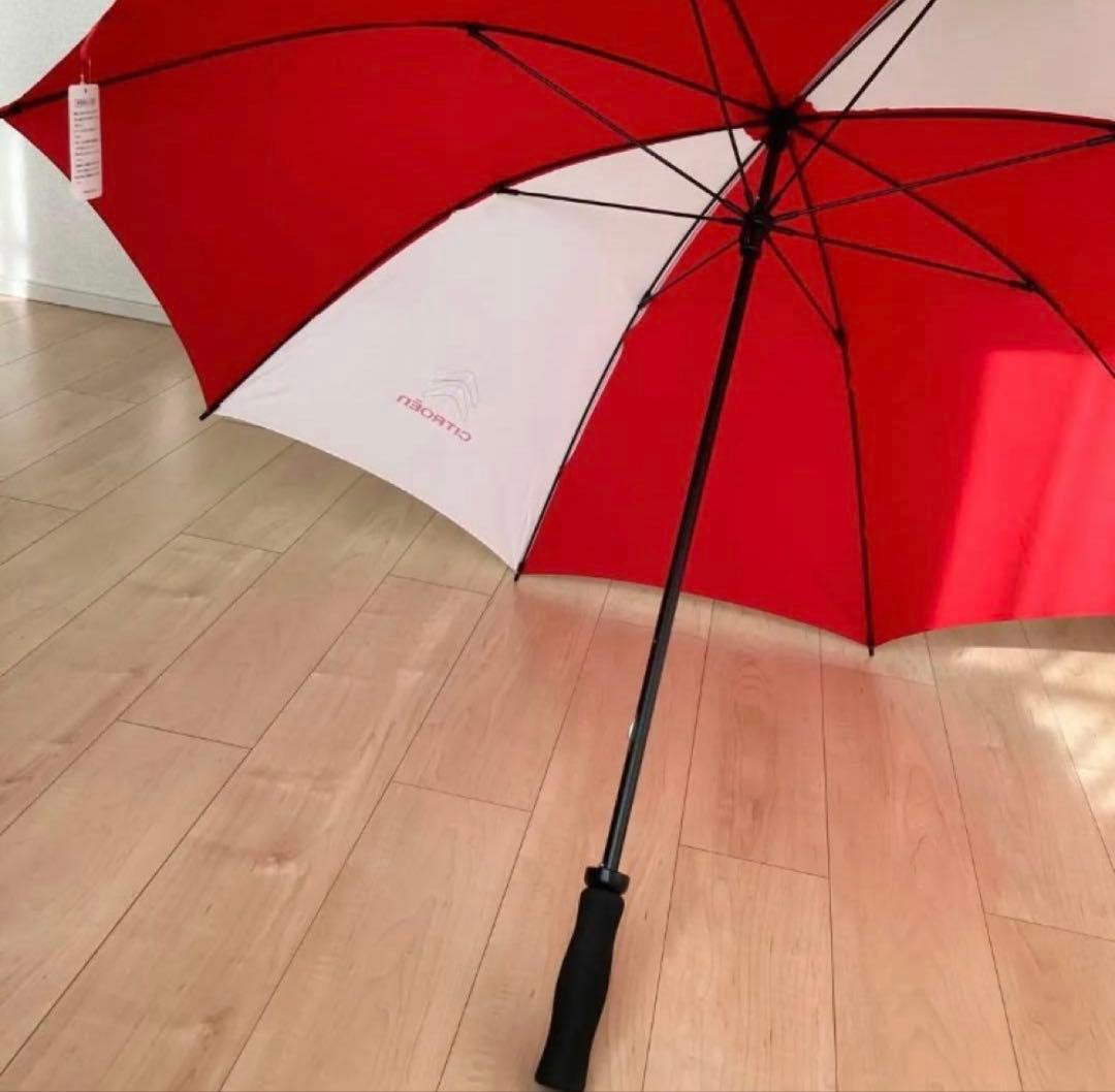 【タグ付未使用】シトロエン ロゴ入り 雨傘 ビックサイズ