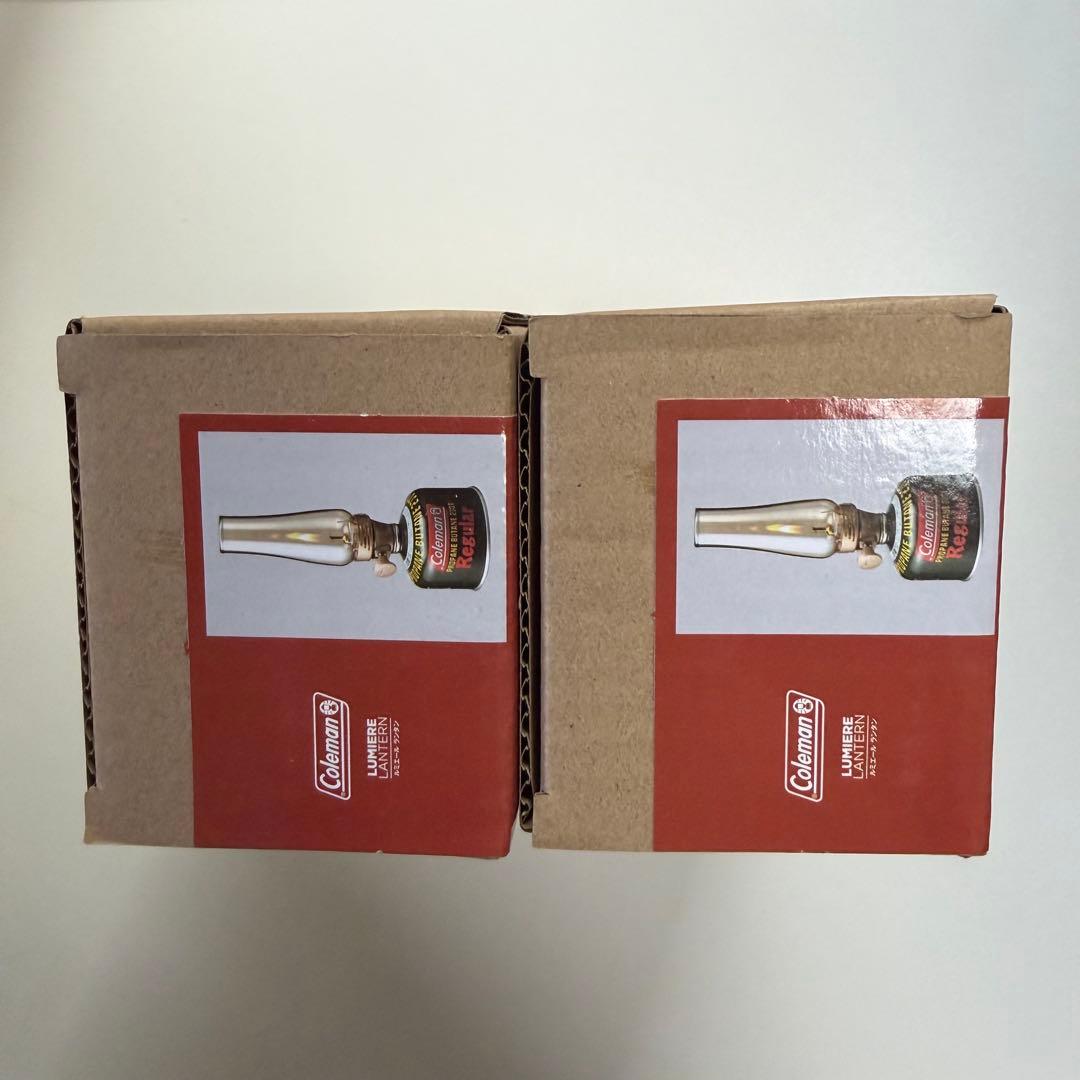 Coleman LUMIERE LANTERN ガスランタン 2個セット 未使用