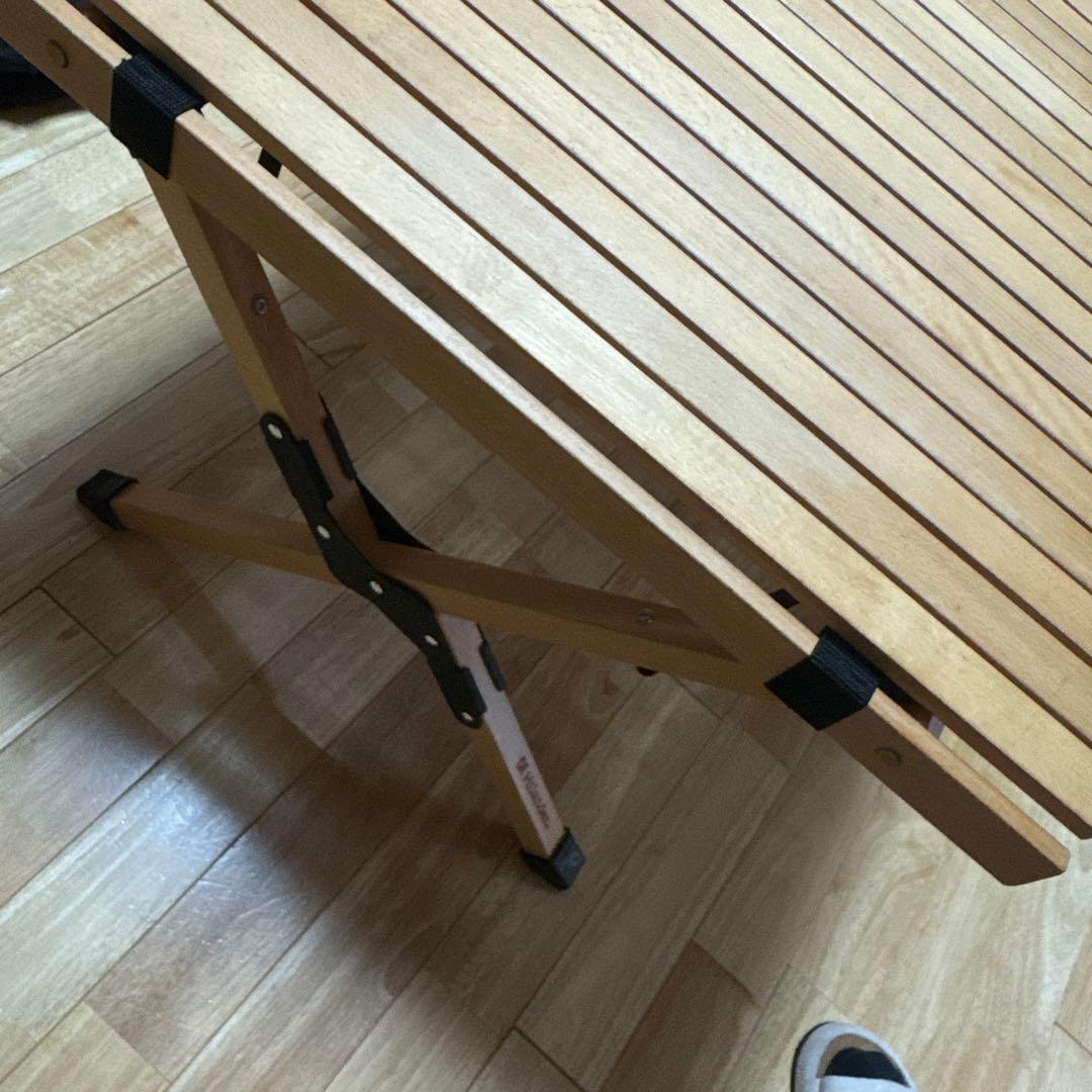 ハイランダー ウッドロールトップテーブル2 90cm