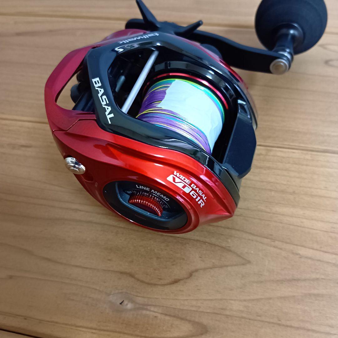 ワイドバサル VT61 R テイルウォーク ベイトリール リール 美品