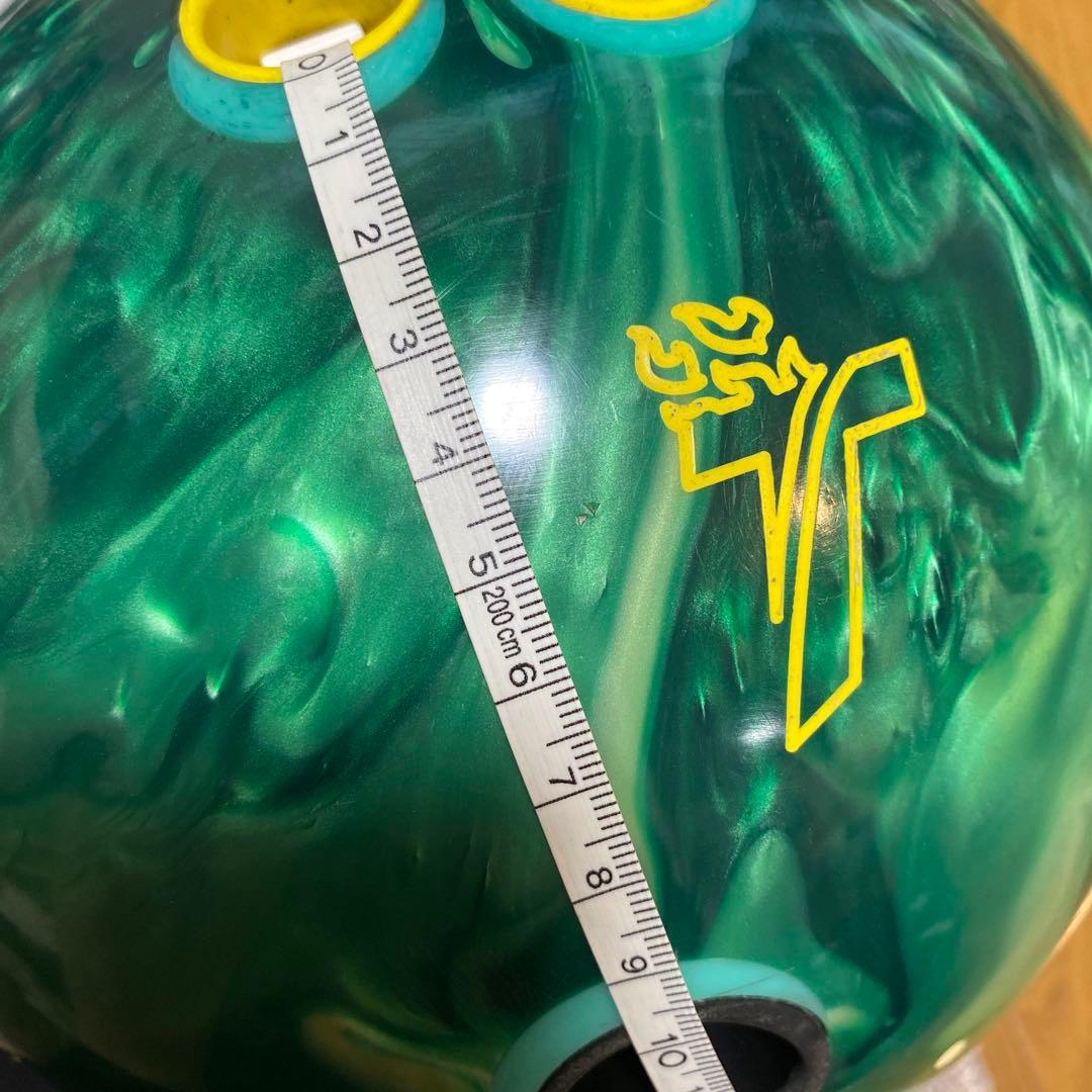 paragon Track Bowling 15ポンド ボール 緑