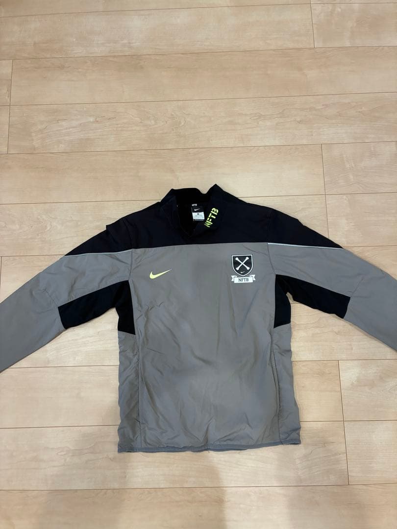 Nike NFTB 長袖ジャージ グレー/ブラック