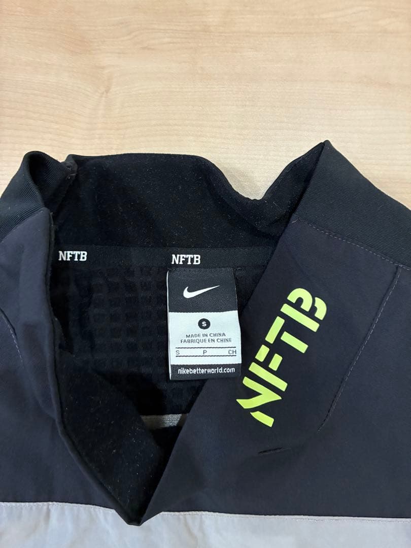 Nike NFTB 長袖ジャージ グレー/ブラック