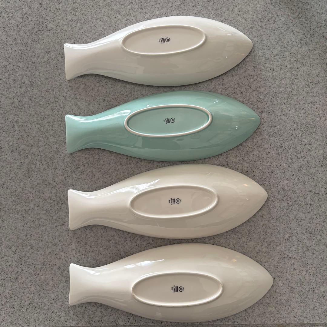 ロイヤルコペンハーゲン 魚型皿 同サイズ4枚セット