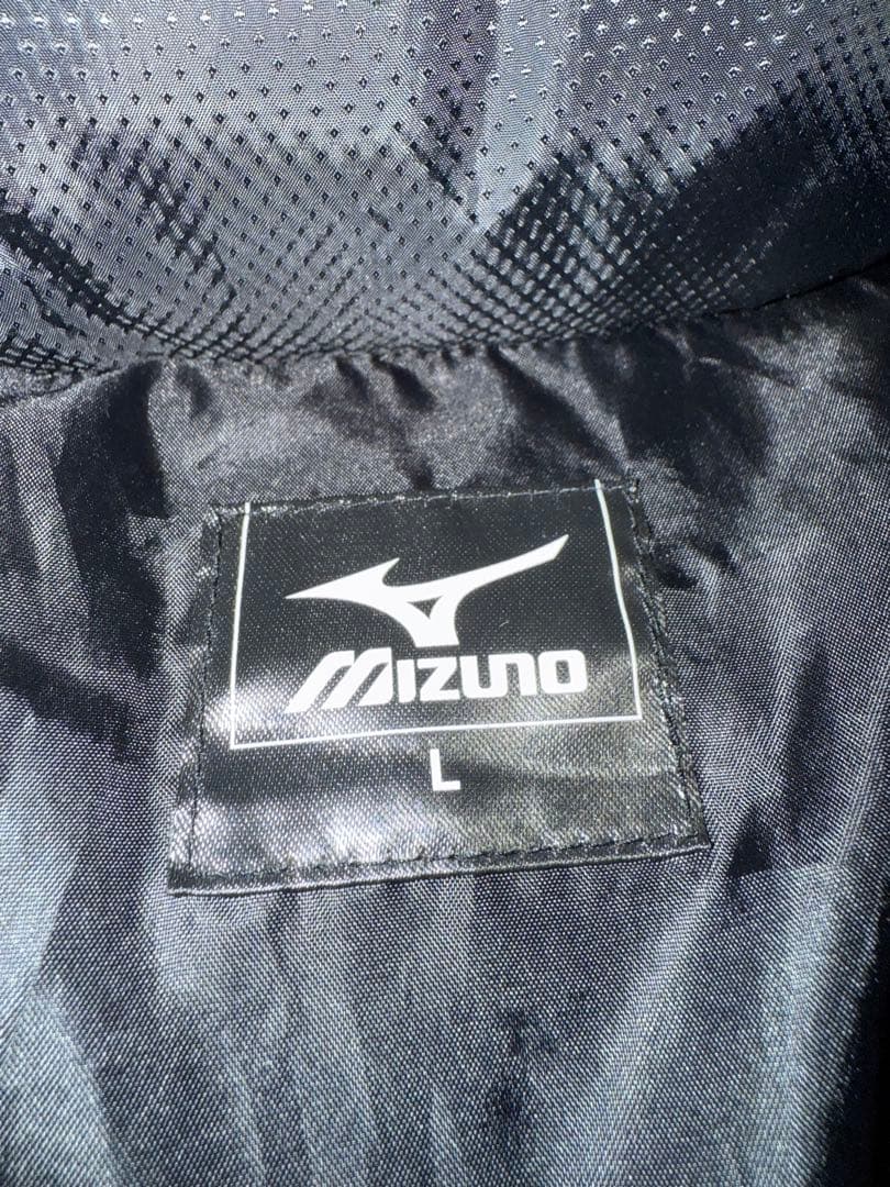 こっこ様　美品　ミズノ　Mizuno ブラック　ロング　ダウン　ベンチコート　Ｌ