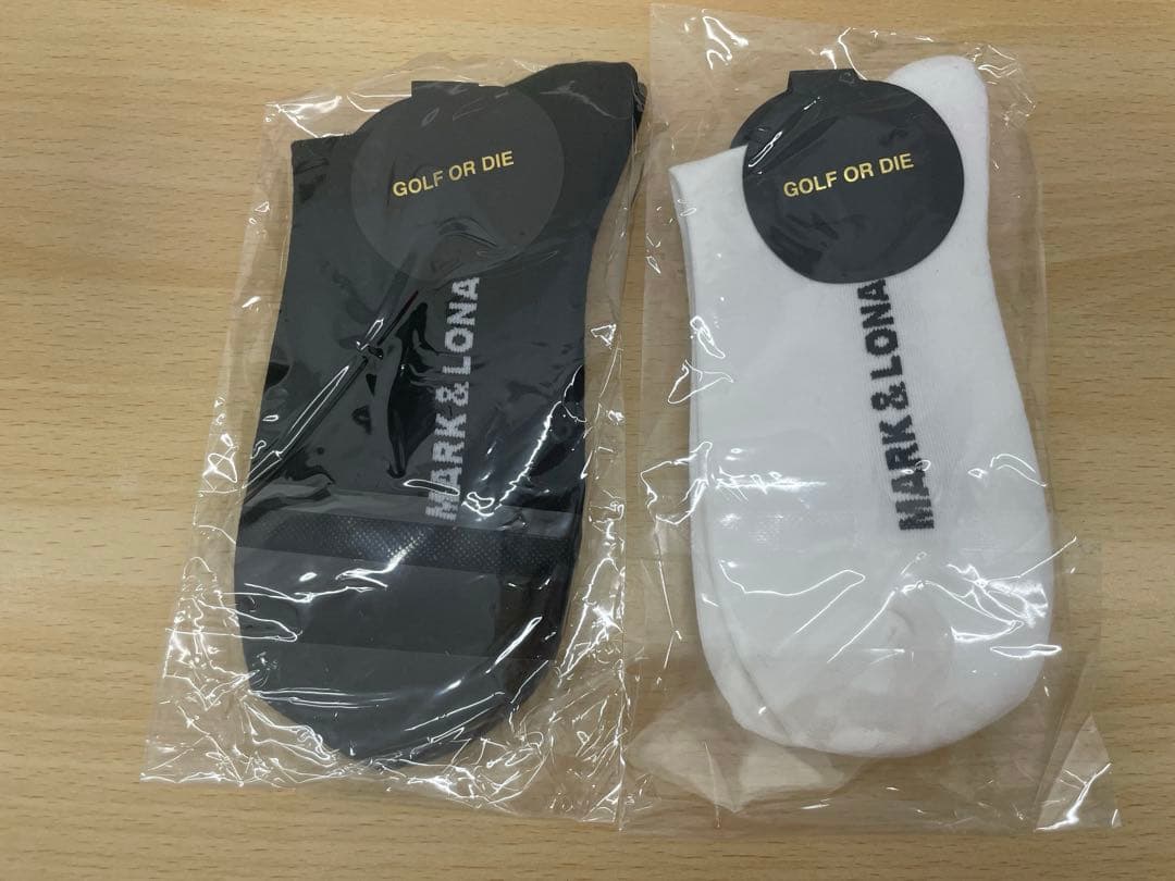 【新品】MARK & LONA スカルロゴ　ソックス　メンズ