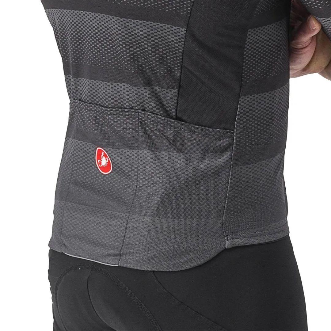 【新品、未使用】Castelli カステリ　ブラック 半袖ジャージ　Sサイズ
