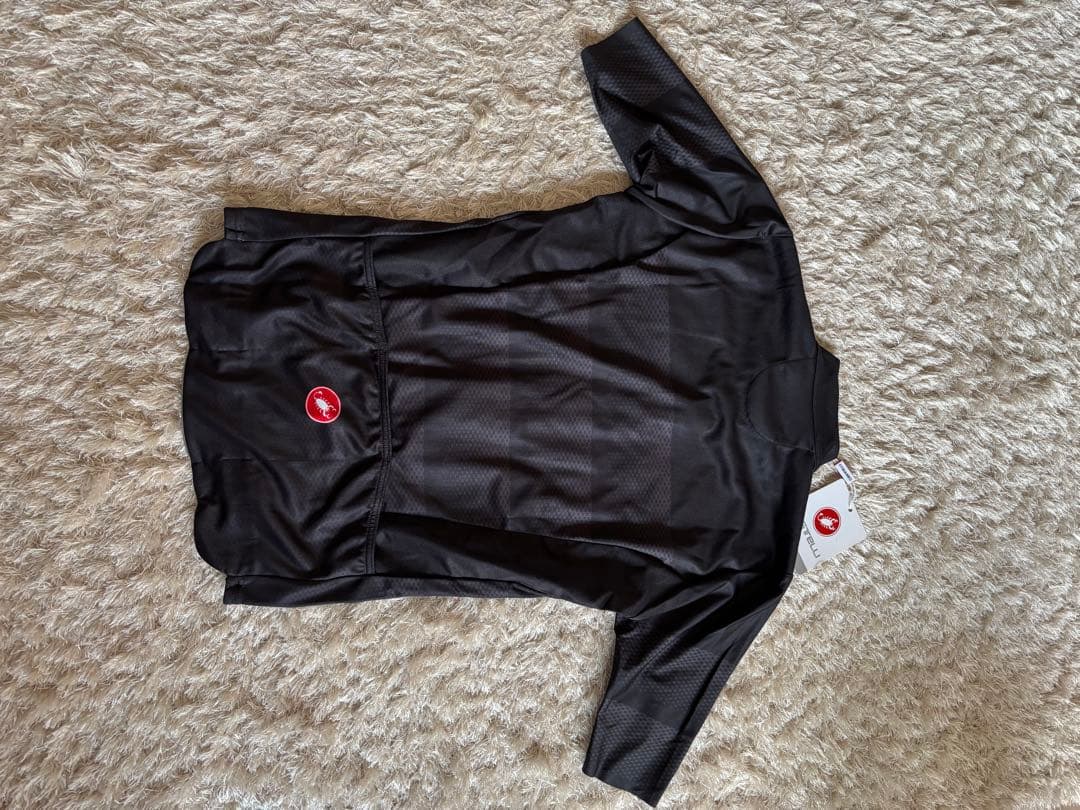 【新品、未使用】Castelli カステリ　ブラック 半袖ジャージ　Sサイズ