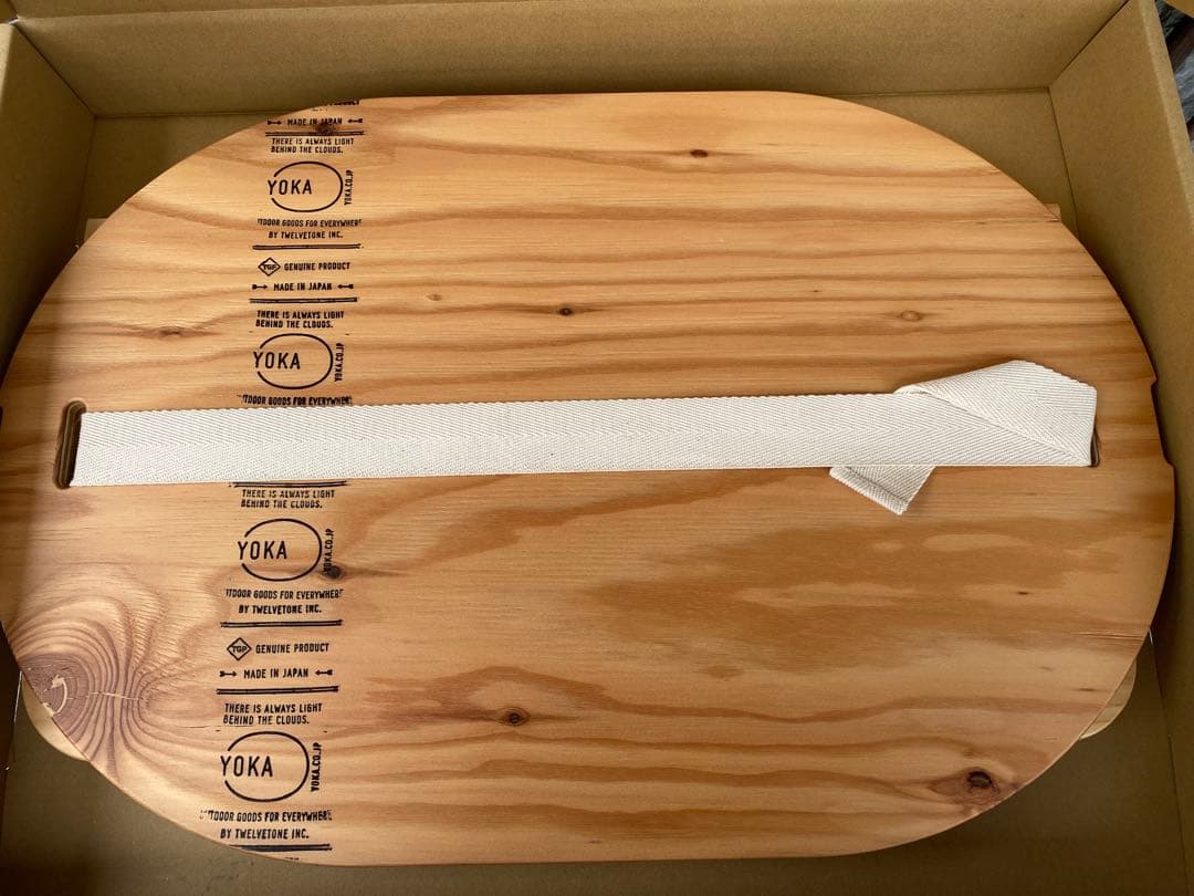 YOKA CAMP OVAL TABLE 木製