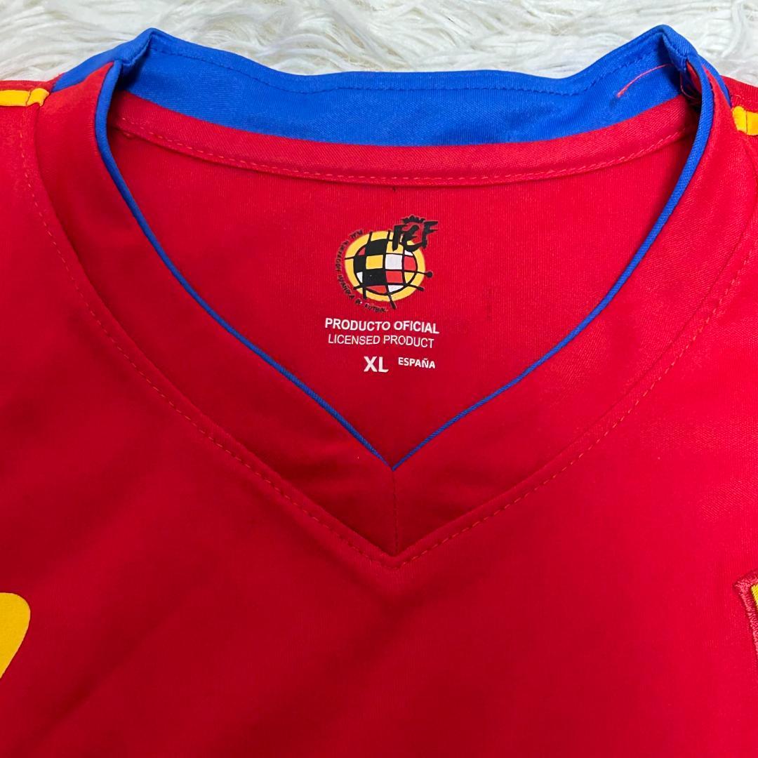 人気　ダビド・ビジャ　スペイン代表　トレーニングシャツ　サッカー　半袖　XL