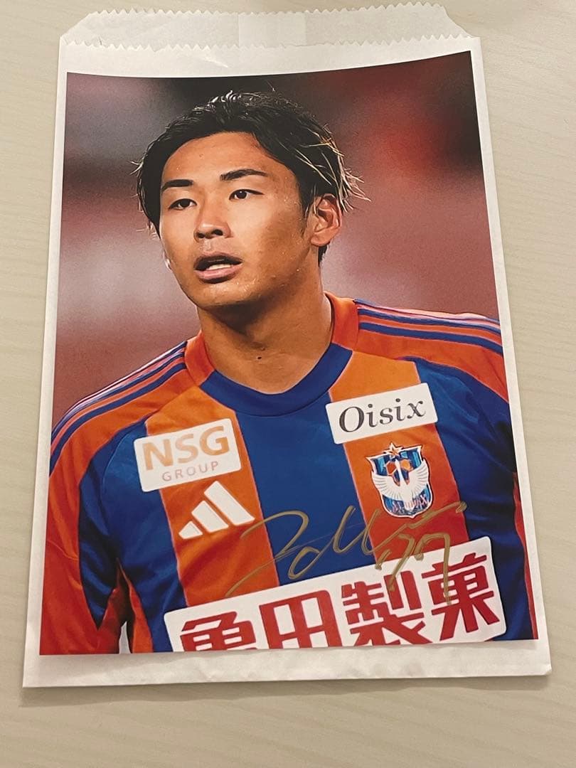 rino　77 舩木翔　アルビレックス新潟　直筆サイン入りフォト