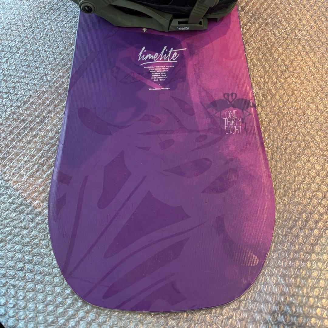 レディーススノーボードセット　K2 head バートン23cm Comfyケース