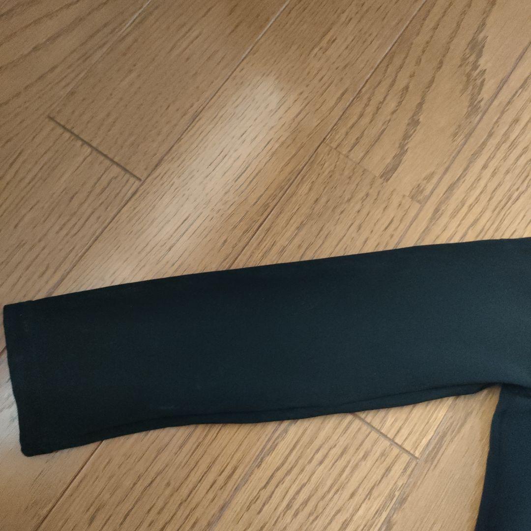 ム*ん様 七分袖黒レオタード　バレエ　　宝塚受験用　サイズS
