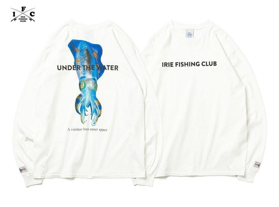 IRIE FISHING CLUB ロングスリーブTシャツアオリイカ XXL