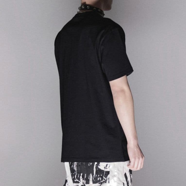 宮脇咲良着用 NICE GHOST CLUB スクリーム Tシャツ 黒