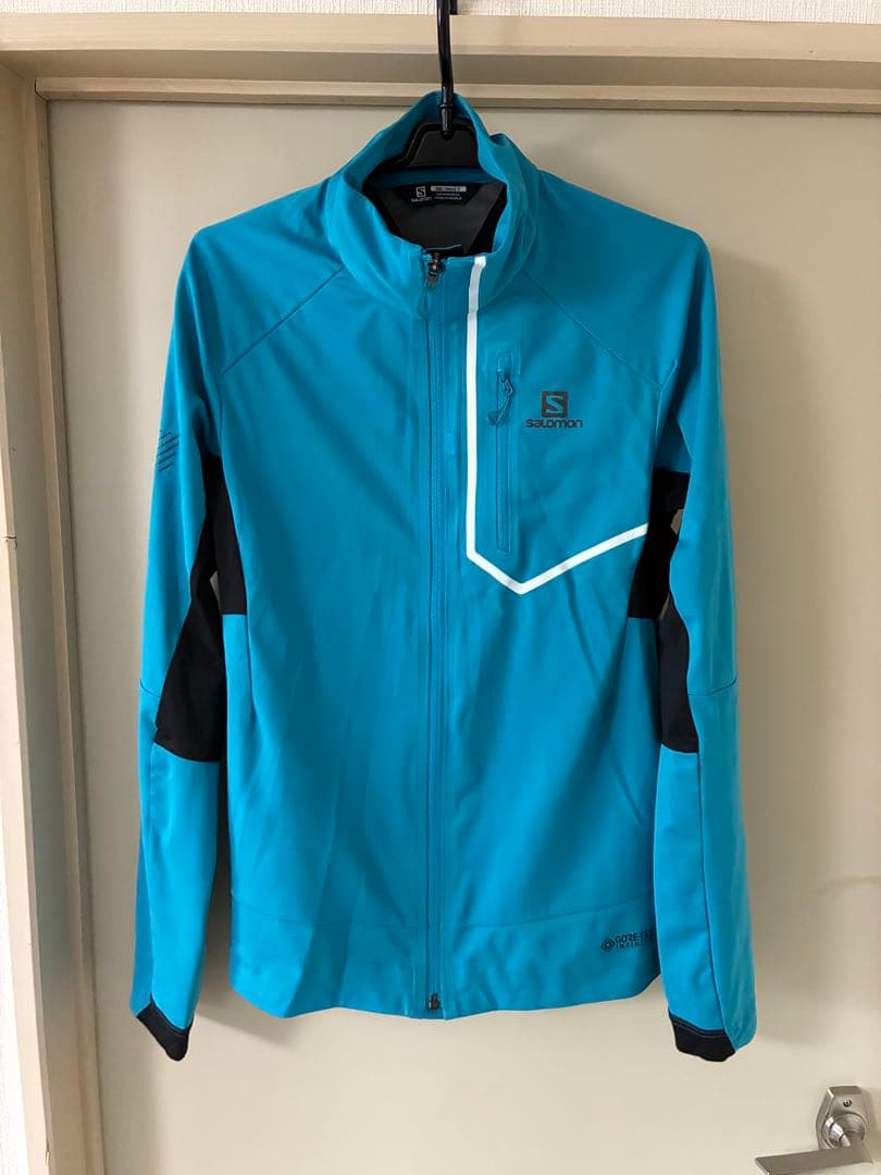 Salomon オーバージャージ サイズS 青
