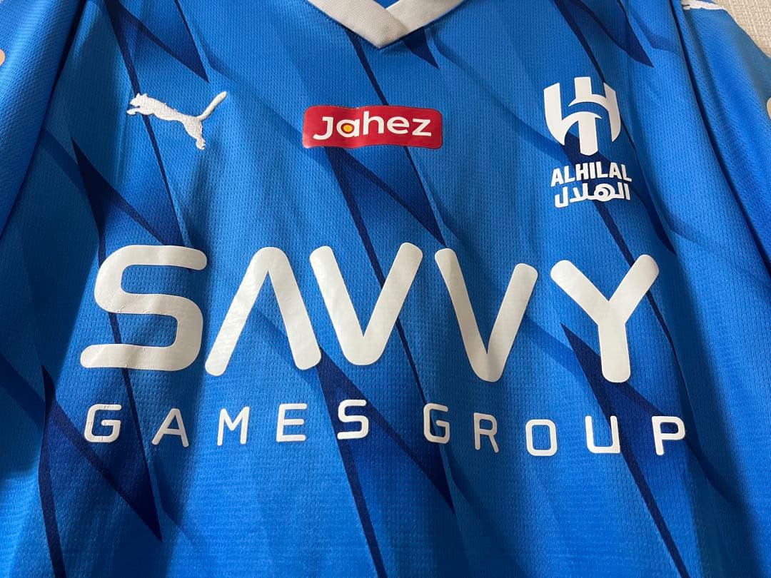 Al Hilal Puma サッカーシャツ 青　　(10 Neymar Jr.)
