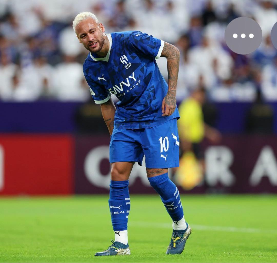 Al Hilal Puma サッカーシャツ 青　　(10 Neymar Jr.)
