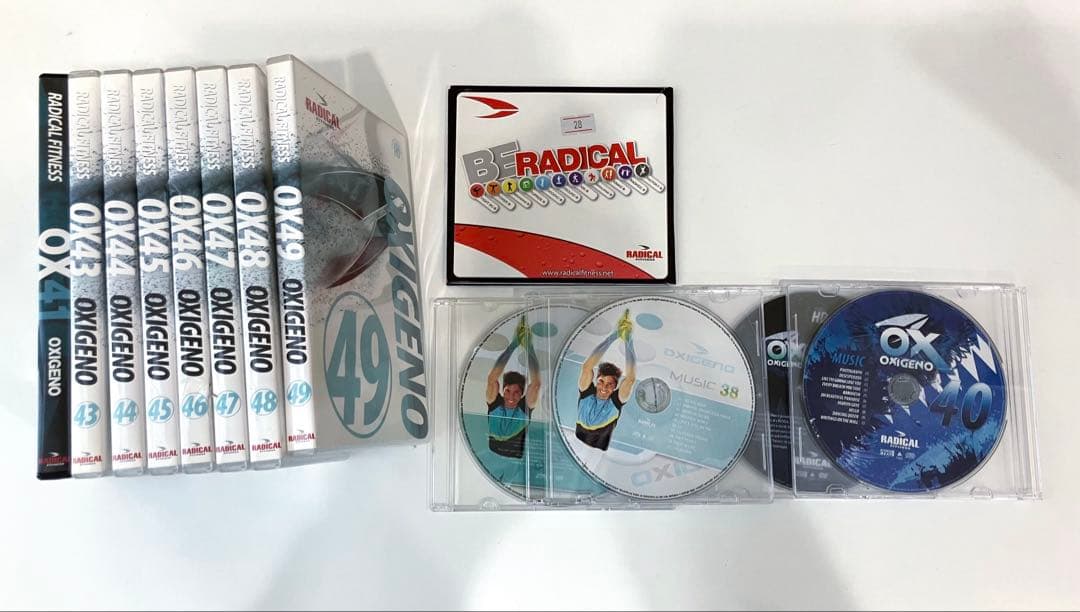 ラディカルフィットネス　オキシジェノDVD &CD 11セット