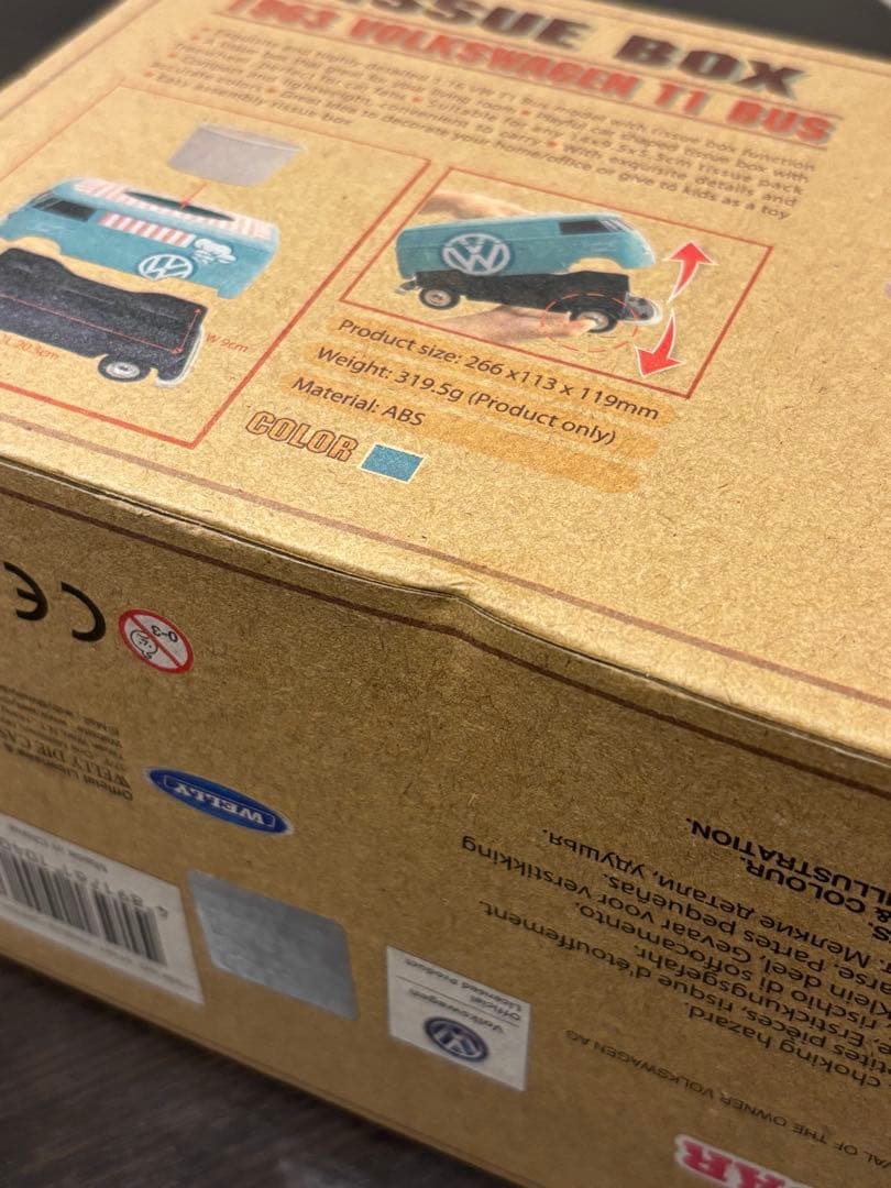 【新品未開封】最終値下げ‼️フォルクスワーゲンティッシュケースBOX ワーゲンバス