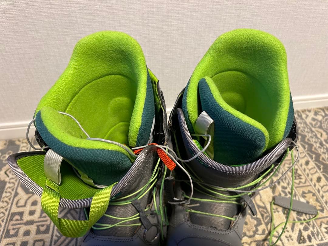 スノーボード BURTON BOOTS MOTO GRAY/GREEN(motogrey)
