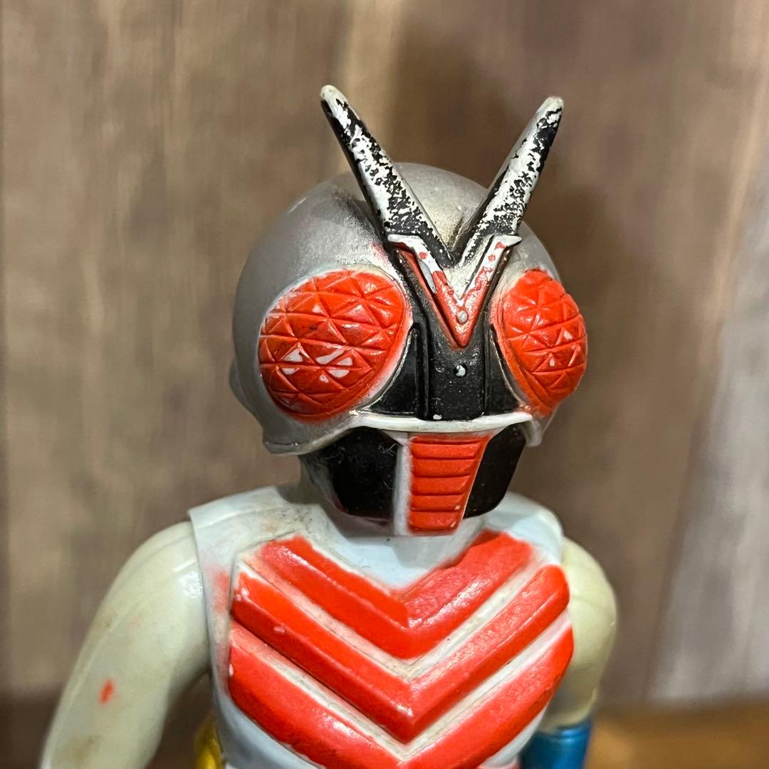 中古 仮面ライダーX ミニソフビ 昭和