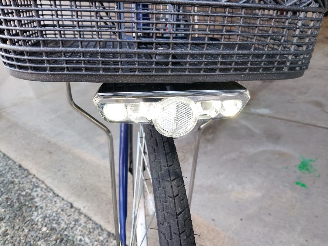 青 電動アシスト自転車 シティタイプ。大阪府阪南市引き取り条件