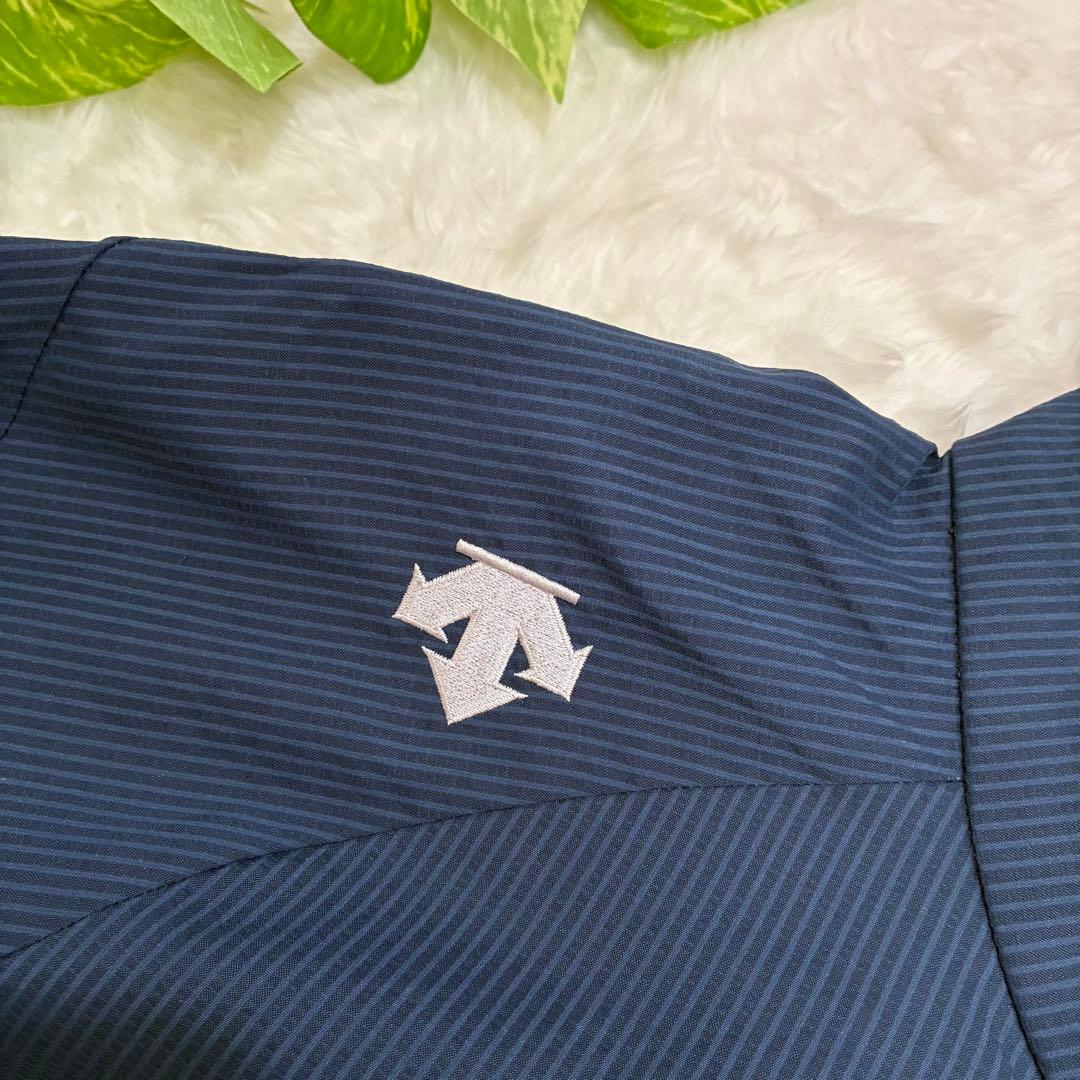 DESCENTE　デサント　ナイロン上下セット　ネイビー　Lサイズ