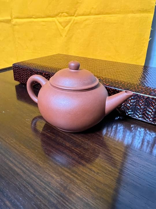 中国紫砂壺　茶道具　在銘　急須